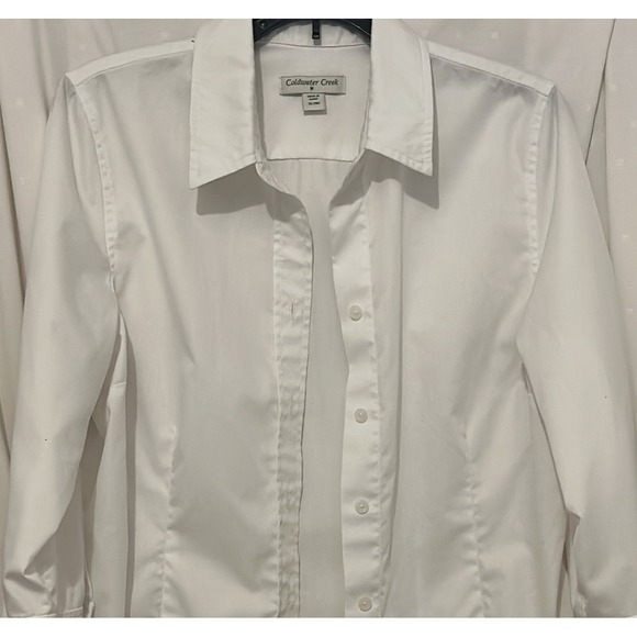 Coldwater Creek Tops - Coldwater Creek White Button Down Shirt